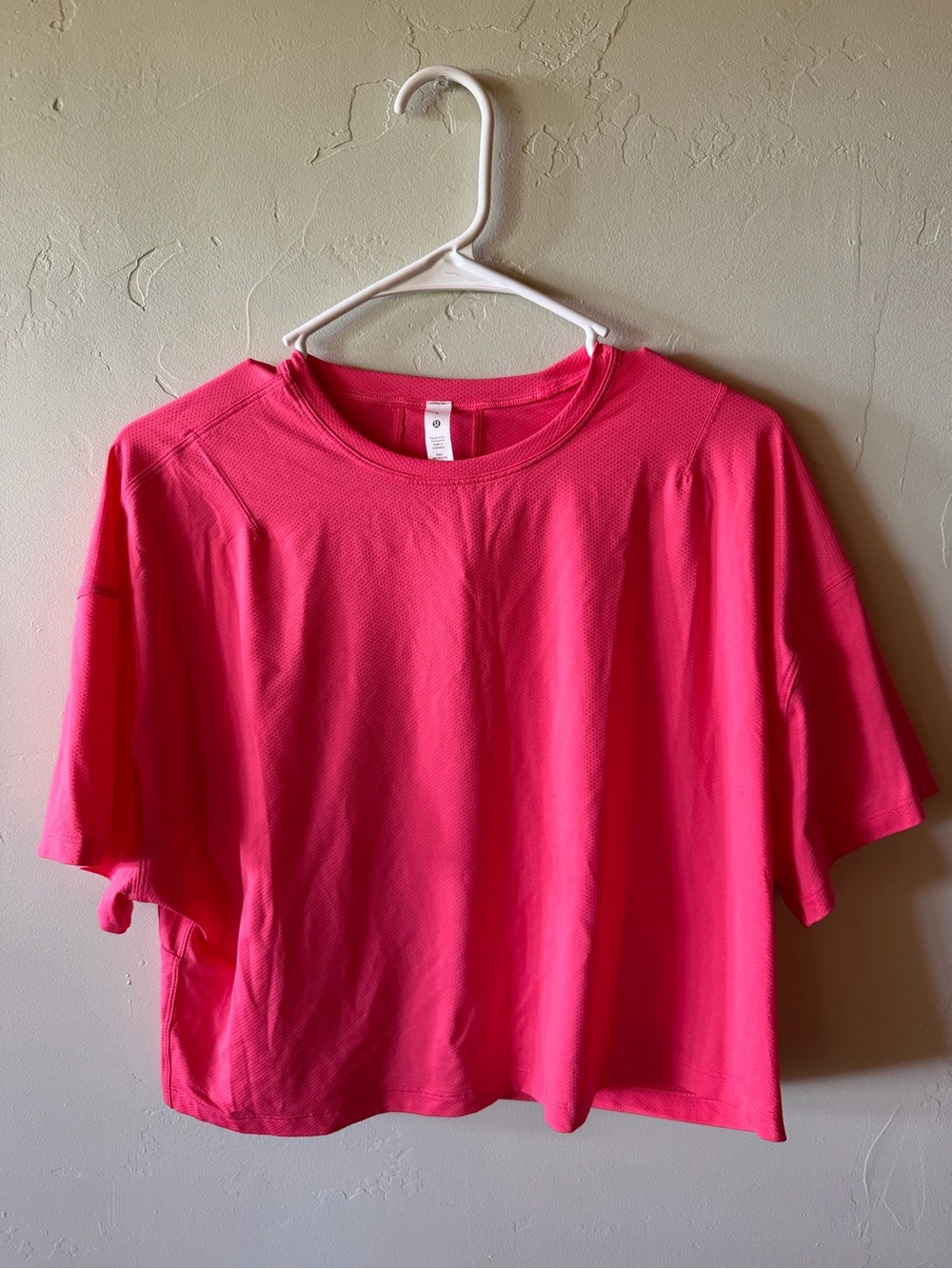 lululemon athletica Short Sleeve Crew Top - Hot Pink